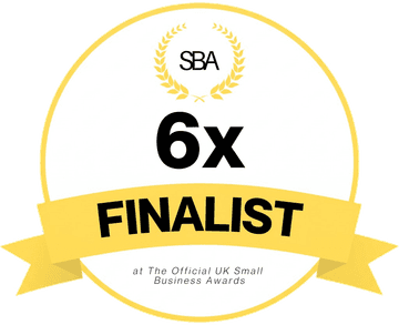 6× Finalist at The Official UK Small Business Awards